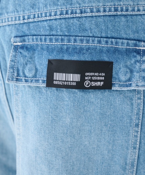 SHAREEF（シャリーフ）の「【SHAREEF】デニムパンツ（デニムパンツ・メンズ・ブラック/インディゴブルー・1/2）」の6枚目の写真