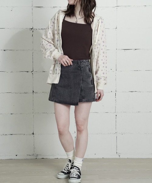 JEMORGAN(ジェーイーモーガン)の「"04"≪JEMORGAN≫ワッフル 花柄 ジップパーカー(パーカー・レディース・ピンク系2/ピンク系1/ライラック系1/パープル系1/ブルー系1・FREE)」の10枚目の写真