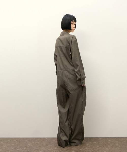 Le Minor（ルミノア）の「【Le Minor for ADAM ET ROPE'】別注 COMBINAISON AR（サロペット/オーバーオール・レディース・ネイビー/ブラウン・FREE）」の4枚目の写真