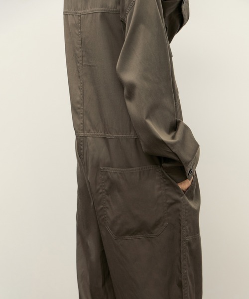 Le Minor（ルミノア）の「【Le Minor for ADAM ET ROPE'】別注 COMBINAISON AR（サロペット/オーバーオール・レディース・ネイビー/ブラウン・FREE）」の8枚目の写真