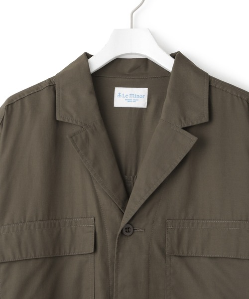 Le Minor（ルミノア）の「【Le Minor for ADAM ET ROPE'】別注 COMBINAISON AR（サロペット/オーバーオール・レディース・ネイビー/ブラウン・FREE）」の17枚目の写真