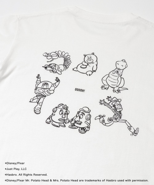 KBF（ケイビーエフ）の「Disney/プリント TEE（Tシャツ/カットソー・レディース・チャコールグレー/オフホワイト・ONE）」の17枚目の写真