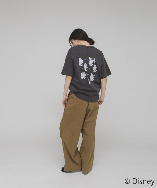 KBF（ケイビーエフ）の「Disney/プリント TEE（Tシャツ/カットソー・レディース・チャコールグレー/オフホワイト・ONE）」の14枚目の写真