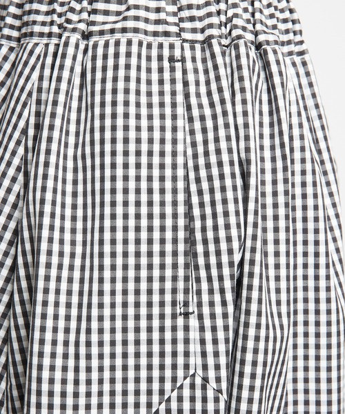 gomme(ゴム)の「ミックススカート(スカート・レディース・ブラック/ホワイト×ブラック・MEDIUM)」の22枚目の写真