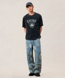STYLISE（スタイライズ）の「【EVISU】EJ,EVISU RAIDERS S/S TEE / チャコールグレー [2ESEJM6TS6021RXCT]（Tシャツ/カットソー）」