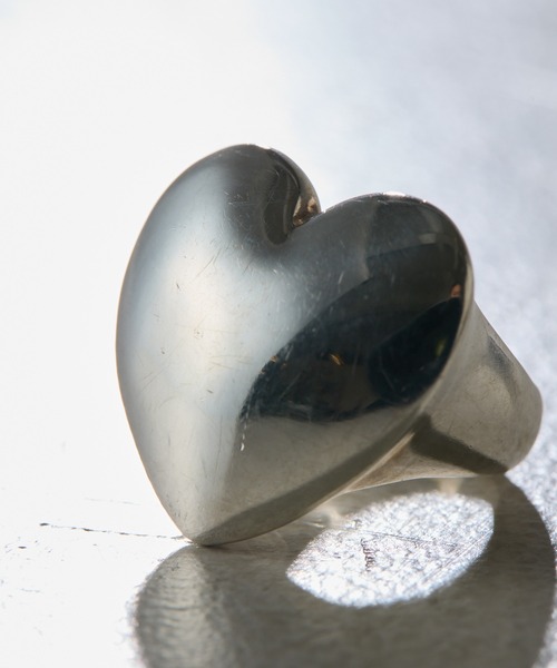 COLLAGE GALLARDAGALANTE(コラージュガリャルダガランテ)の「Sivelle./Silver925 ビッグハートリング(リング・レディース・シルバー・FREE)」の2枚目の写真