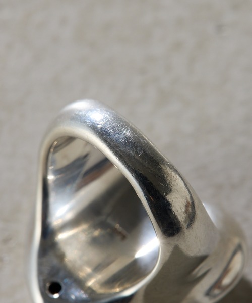 COLLAGE GALLARDAGALANTE(コラージュガリャルダガランテ)の「Sivelle./Silver925 ビッグハートリング(リング・レディース・シルバー・FREE)」の3枚目の写真