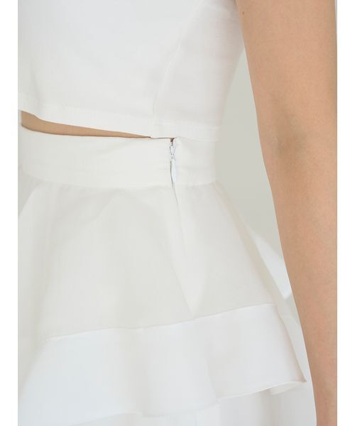 SNIDEL（スナイデル）の「イレヘムティアードスカート（スカート・レディース・その他/ホワイト・1/0）」の12枚目の写真