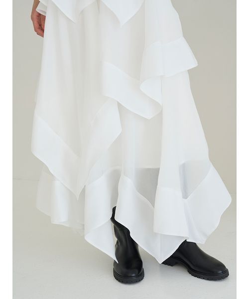 SNIDEL（スナイデル）の「イレヘムティアードスカート（スカート・レディース・その他/ホワイト・1/0）」の13枚目の写真