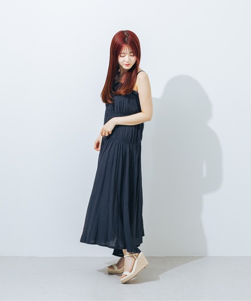 EVOL(イーボル)の「【美脚効果・クッション入り】厚底ジュートウエッジサンダル JA4001(サンダル・レディース・ブラック/アイボリー/キャメル・LL/L/M/S)」の9枚目の写真