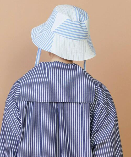 FRAPBOIS（フラボア）の「ストライハット（ハット・レディース・ブラック/ブルー・FREE）」の4枚目の写真