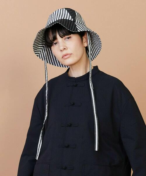 FRAPBOIS（フラボア）の「ストライハット（ハット・レディース・ブラック/ブルー・FREE）」の6枚目の写真