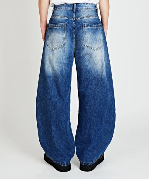 DWSE（ディーダブリューエスイー）の「DWSE／カーブバルーンデニム（デニムパンツ・メンズ・ブラック/ブルー・SMALL/MEDIUM/LARGE）」の7枚目の写真