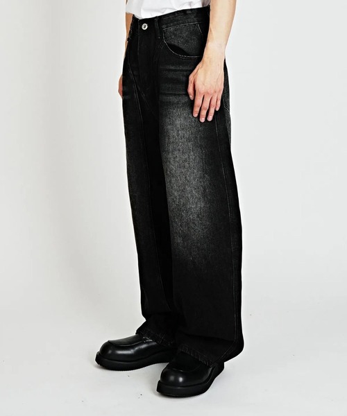 DWSE（ディーダブリューエスイー）の「DWSE／カーブバルーンデニム（デニムパンツ・メンズ・ブラック/ブルー・SMALL/MEDIUM/LARGE）」の11枚目の写真