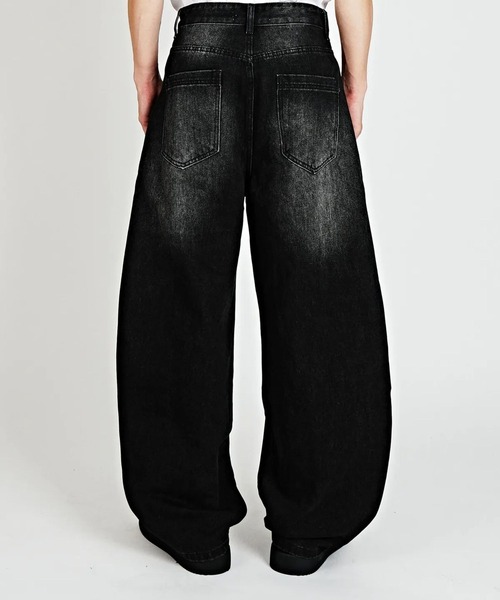 DWSE（ディーダブリューエスイー）の「DWSE／カーブバルーンデニム（デニムパンツ・メンズ・ブラック/ブルー・SMALL/MEDIUM/LARGE）」の12枚目の写真