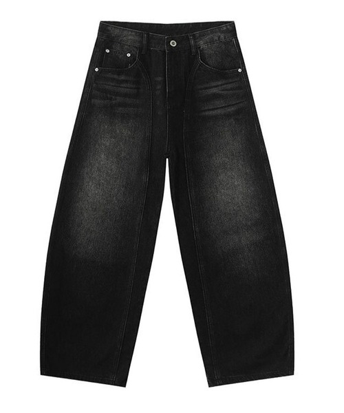 DWSE（ディーダブリューエスイー）の「DWSE／カーブバルーンデニム（デニムパンツ・メンズ・ブラック/ブルー・SMALL/MEDIUM/LARGE）」の13枚目の写真