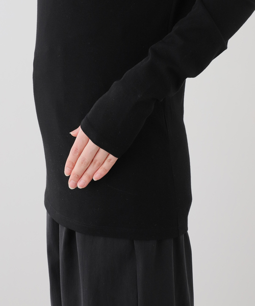 EVERYDAY I LIKE.（エヴリディアイライク）の「*ドレープオフショルダープルオーバー（Tシャツ/カットソー・レディース・ブラック・FREE）」の11枚目の写真