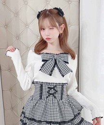 ★sk★新品 タグ付き あちゃちゅむ 白鳥 レース カットソー tsumori chisato／ツモリチサト | SHIROHATO(白鳩)