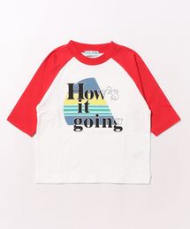 HAKKA KIDS | プリント7分袖ラグランTシャツ(Tシャツ/カットソー)