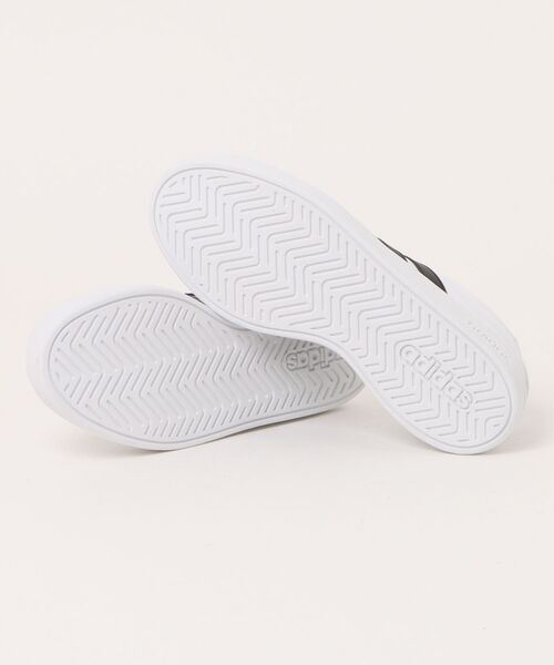adidas（アディダス）の「【adidas】GRANDCOURT BASE 3.0U（スニーカー・レディース・ホワイト×ブラック・23.0cm/23.5cm/24.0cm/24.5cm）」の3枚目の写真