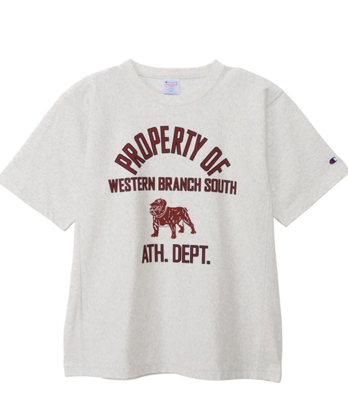Champion（チャンピオン）の「チャンピオン  RW SHORT SLEEVE T-SHIRT（Tシャツ/カットソー・メンズ・ベージュ/アイボリー・M/L/LL）」の2枚目の写真