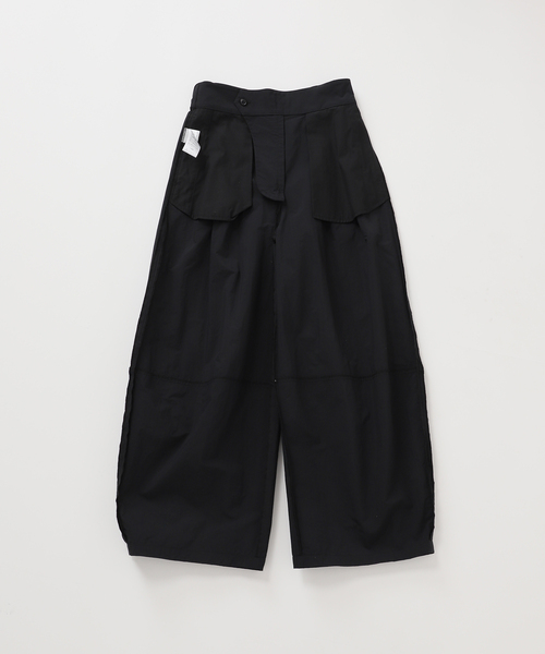 JOURNAL STANDARD(ジャーナルスタンダード)の「マットクロスコクーンワイドパンツ(その他パンツ・レディース・ベージュ/ブラック・38/36)」の6枚目の写真