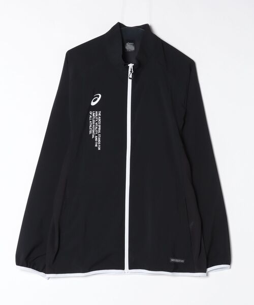 ASICS(アシックス)の「アシックス ASICS クールサマーウーブンジャケット(ジャージ・メンズ・ブラック×ホワイト/ネイビー・M/L/LL)」の10枚目の写真