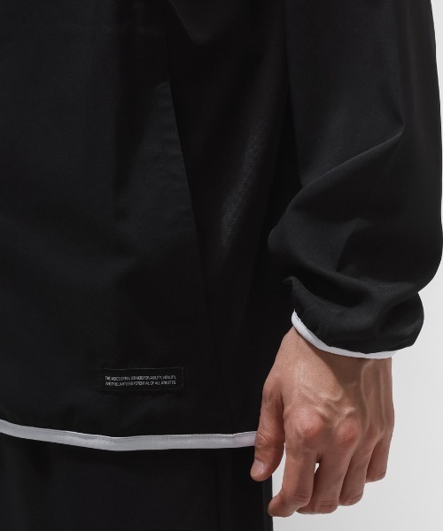 ASICS(アシックス)の「アシックス ASICS クールサマーウーブンジャケット(ジャージ・メンズ・ブラック×ホワイト/ネイビー・M/L/LL)」の7枚目の写真