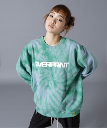 overprint/オーバープリント/TIE DYE SCARF sweat shirts