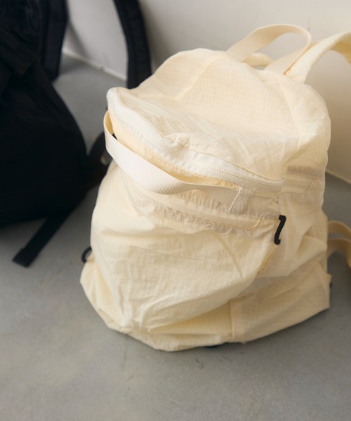 full/fill.(フルフィル)の「ripstop mini back pack / リップストップミニリュック(バックパック/リュック・レディース・ブラック/アイボリー・FREE)」の16枚目の写真