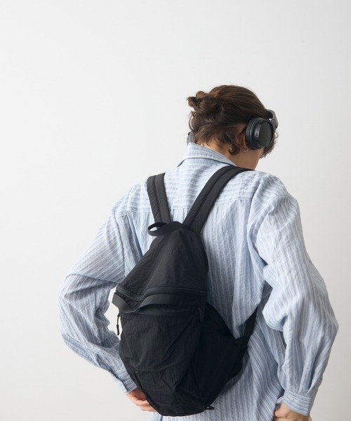 full/fill.(フルフィル)の「ripstop mini back pack / リップストップミニリュック(バックパック/リュック・レディース・ブラック/アイボリー・FREE)」の14枚目の写真