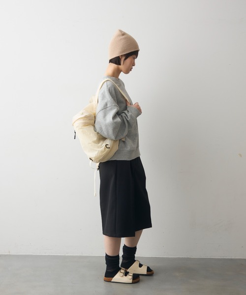 full/fill.(フルフィル)の「ripstop mini back pack / リップストップミニリュック(バックパック/リュック・レディース・ブラック/アイボリー・FREE)」の8枚目の写真