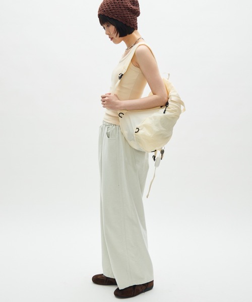 full/fill.(フルフィル)の「ripstop mini back pack / リップストップミニリュック(バックパック/リュック・レディース・ブラック/アイボリー・FREE)」の12枚目の写真