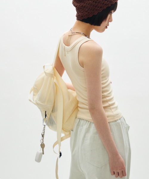 full/fill.(フルフィル)の「ripstop mini back pack / リップストップミニリュック(バックパック/リュック・レディース・ブラック/アイボリー・FREE)」の20枚目の写真