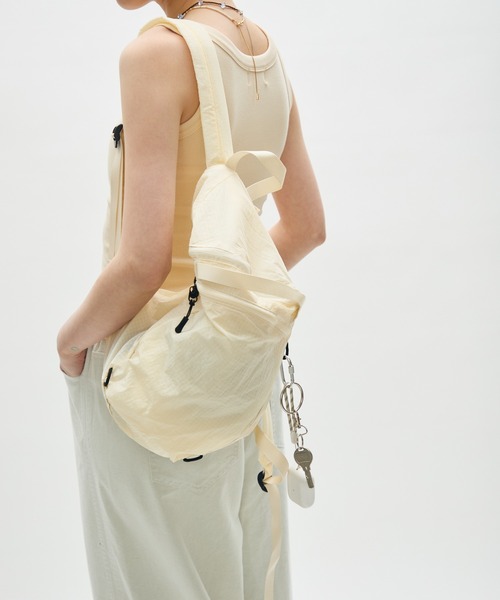 full/fill.(フルフィル)の「ripstop mini back pack / リップストップミニリュック(バックパック/リュック・レディース・ブラック/アイボリー・FREE)」の19枚目の写真