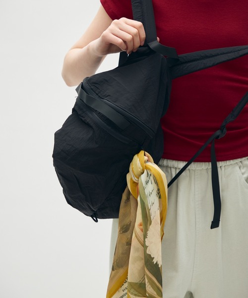full/fill.(フルフィル)の「ripstop mini back pack / リップストップミニリュック(バックパック/リュック・レディース・ブラック/アイボリー・FREE)」の15枚目の写真