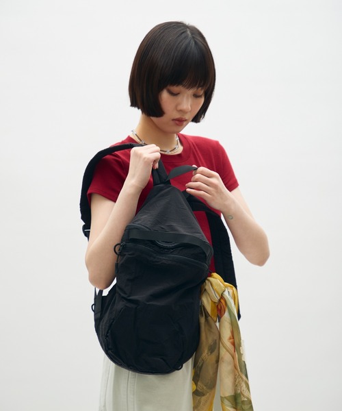 full/fill.(フルフィル)の「ripstop mini back pack / リップストップミニリュック(バックパック/リュック・レディース・ブラック/アイボリー・FREE)」の16枚目の写真