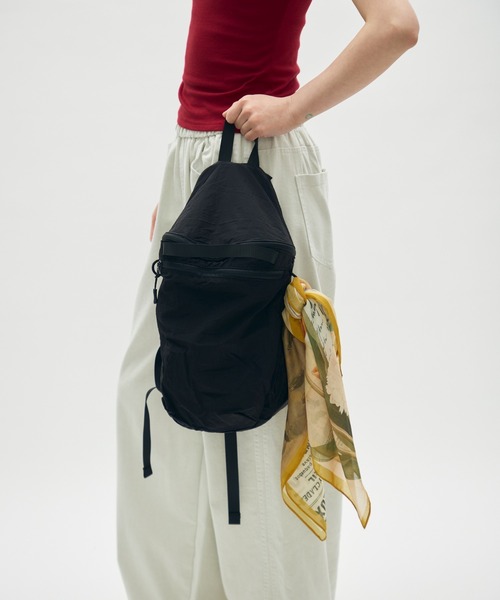 full/fill.(フルフィル)の「ripstop mini back pack / リップストップミニリュック(バックパック/リュック・レディース・ブラック/アイボリー・FREE)」の17枚目の写真