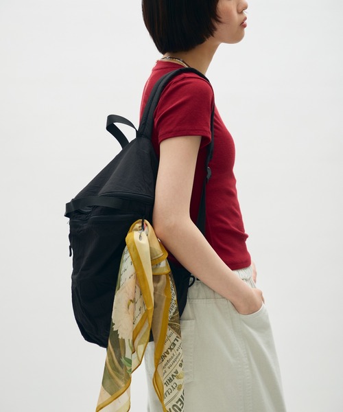 full/fill.(フルフィル)の「ripstop mini back pack / リップストップミニリュック(バックパック/リュック・レディース・ブラック/アイボリー・FREE)」の20枚目の写真