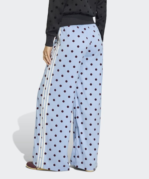 adidas(アディダス)の「サテン 水玉模様 ワイドレッグパンツ / ドット / アディダスオリジナルス adidas Originals(その他パンツ・レディース・ブラック/ブルー・XX-LARGE/SMALL/MEDIUM/LARGE/X-LARGE/3XL)」の7枚目の写真