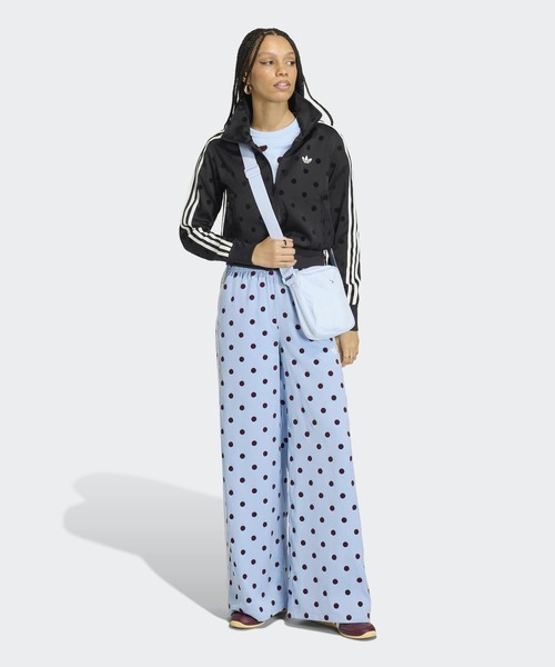 adidas(アディダス)の「サテン 水玉模様 ワイドレッグパンツ / ドット / アディダスオリジナルス adidas Originals(その他パンツ・レディース・ブラック/ブルー・XX-LARGE/SMALL/MEDIUM/LARGE/X-LARGE/3XL)」の10枚目の写真