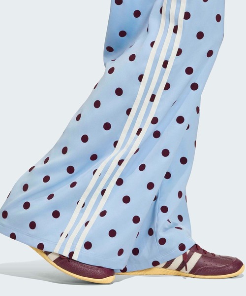 adidas(アディダス)の「サテン 水玉模様 ワイドレッグパンツ / ドット / アディダスオリジナルス adidas Originals(その他パンツ・レディース・ブラック/ブルー・XX-LARGE/SMALL/MEDIUM/LARGE/X-LARGE/3XL)」の9枚目の写真