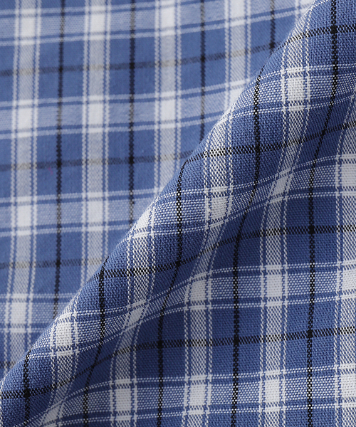 BAYCREW'S DEPO(ベイクルーズデポ)の「SandWaterr / サンドウォーター ORGANIZED B.D.SHIRT / COTTON BROAD CHECK(シャツ/ブラウス・メンズ・ブルー系その他/グリーン・1/2)」の6枚目の写真