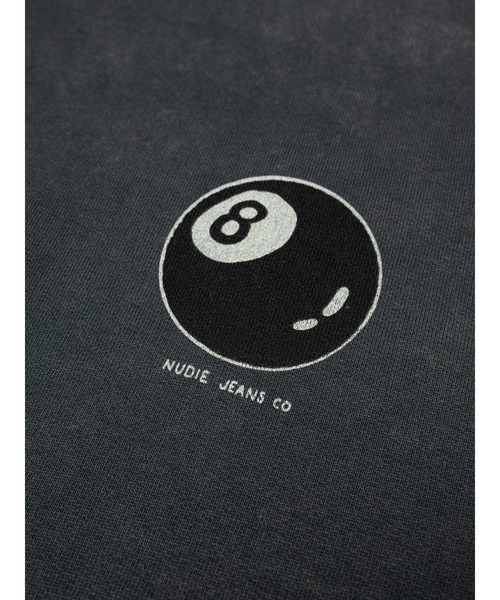Nudie Jeans(ヌーディージーンズ)の「Nudie Jeans/ヌーディージーンズ Palle Sweatshirt / クルーネックスウェット / Knock-Topus / Antracite(Tシャツ/カットソー・メンズ・ブラック系その他・M/L/XL/S)」の8枚目の写真