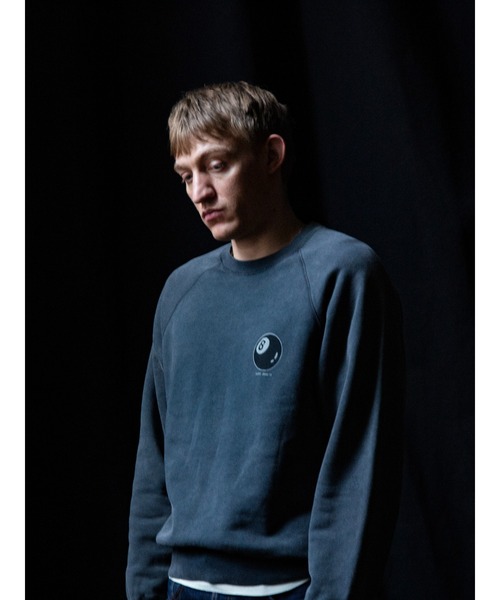 Nudie Jeans(ヌーディージーンズ)の「Nudie Jeans/ヌーディージーンズ Palle Sweatshirt / クルーネックスウェット / Knock-Topus / Antracite(Tシャツ/カットソー・メンズ・ブラック系その他・M/L/XL/S)」の4枚目の写真
