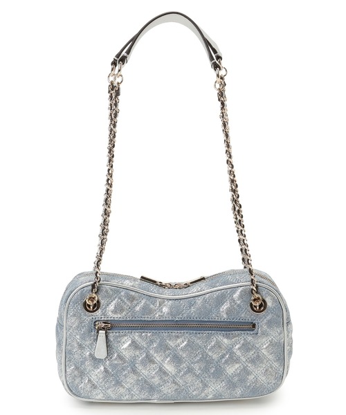 Guess（ゲス）の「GIULLY II Shoulder Satchel（ショルダーバッグ・レディース・ライトブルー・ONE SIZE）」の14枚目の写真