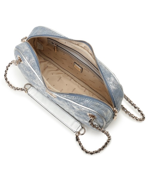 Guess（ゲス）の「GIULLY II Shoulder Satchel（ショルダーバッグ・レディース・ライトブルー・ONE SIZE）」の11枚目の写真