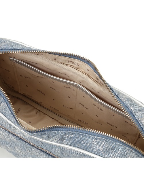 Guess（ゲス）の「GIULLY II Shoulder Satchel（ショルダーバッグ・レディース・ライトブルー・ONE SIZE）」の7枚目の写真