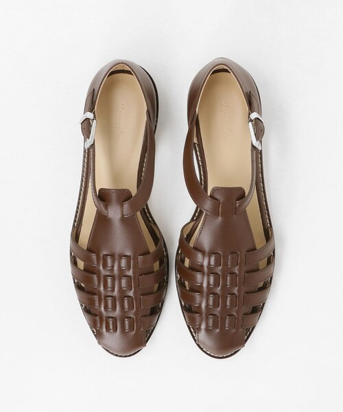 Steven Alan(スティーブンアラン)の「<Steven Alan>レザー メッシュ サンダル(サンダル・レディース・ダークブラウン/ブラック・35/37/38/36)」の4枚目の写真