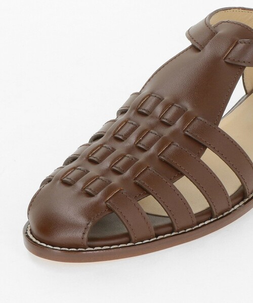 Steven Alan(スティーブンアラン)の「<Steven Alan>レザー メッシュ サンダル(サンダル・レディース・ダークブラウン/ブラック・35/37/38/36)」の9枚目の写真